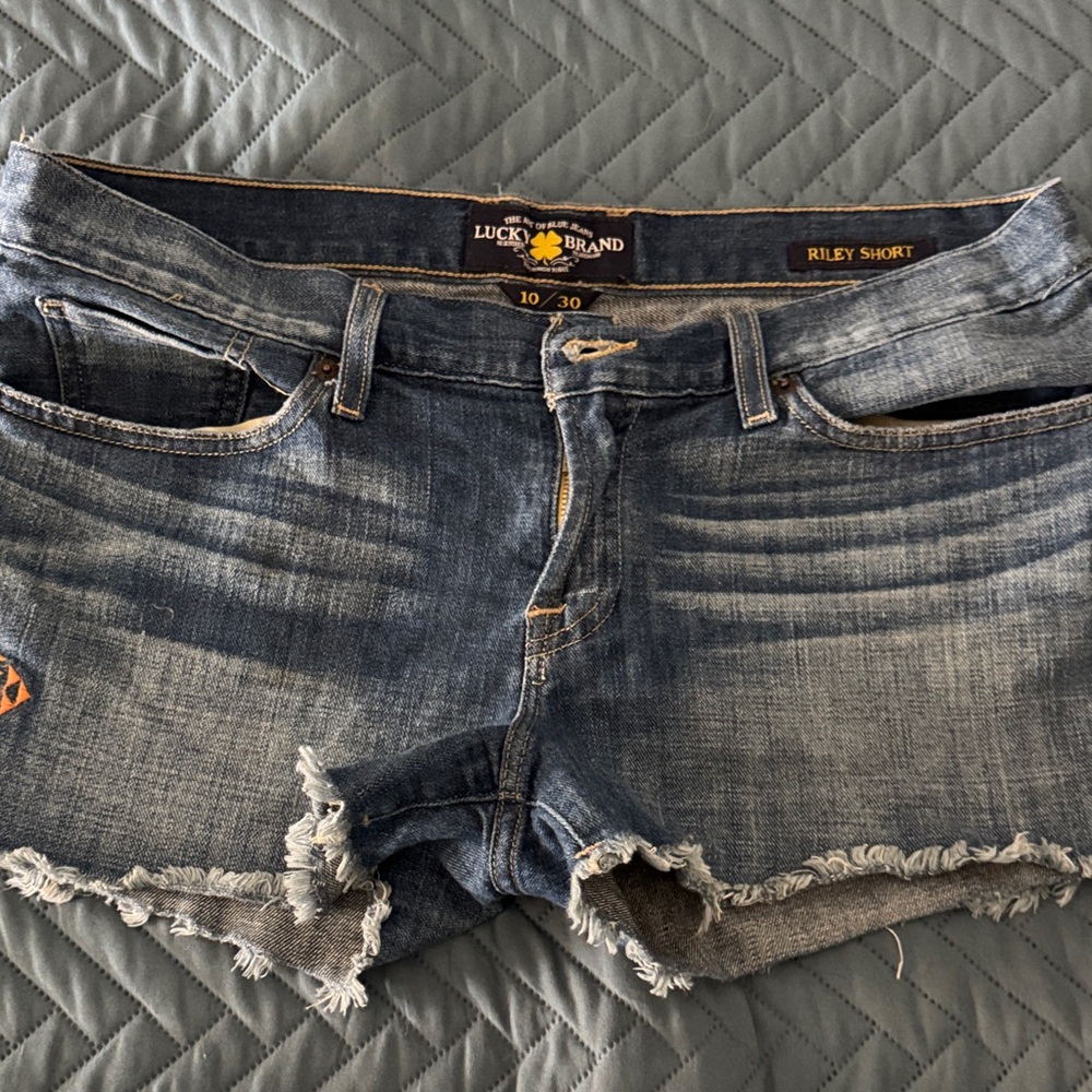 Lucky Brand Women's Distressed Jean Shorts